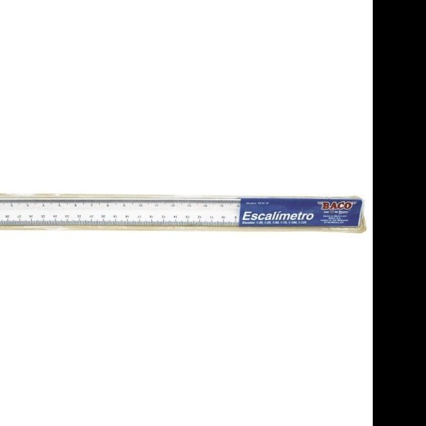 ESCALIMETRO PLAST. 30CM. BACO REM-30 E1